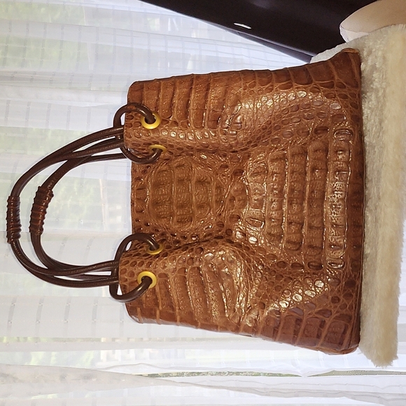 JRA EXOTIC Real Crocodile skin bag Authentic - Picture 1 of 16